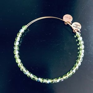 Alex + Ani Green Bead Bracelet